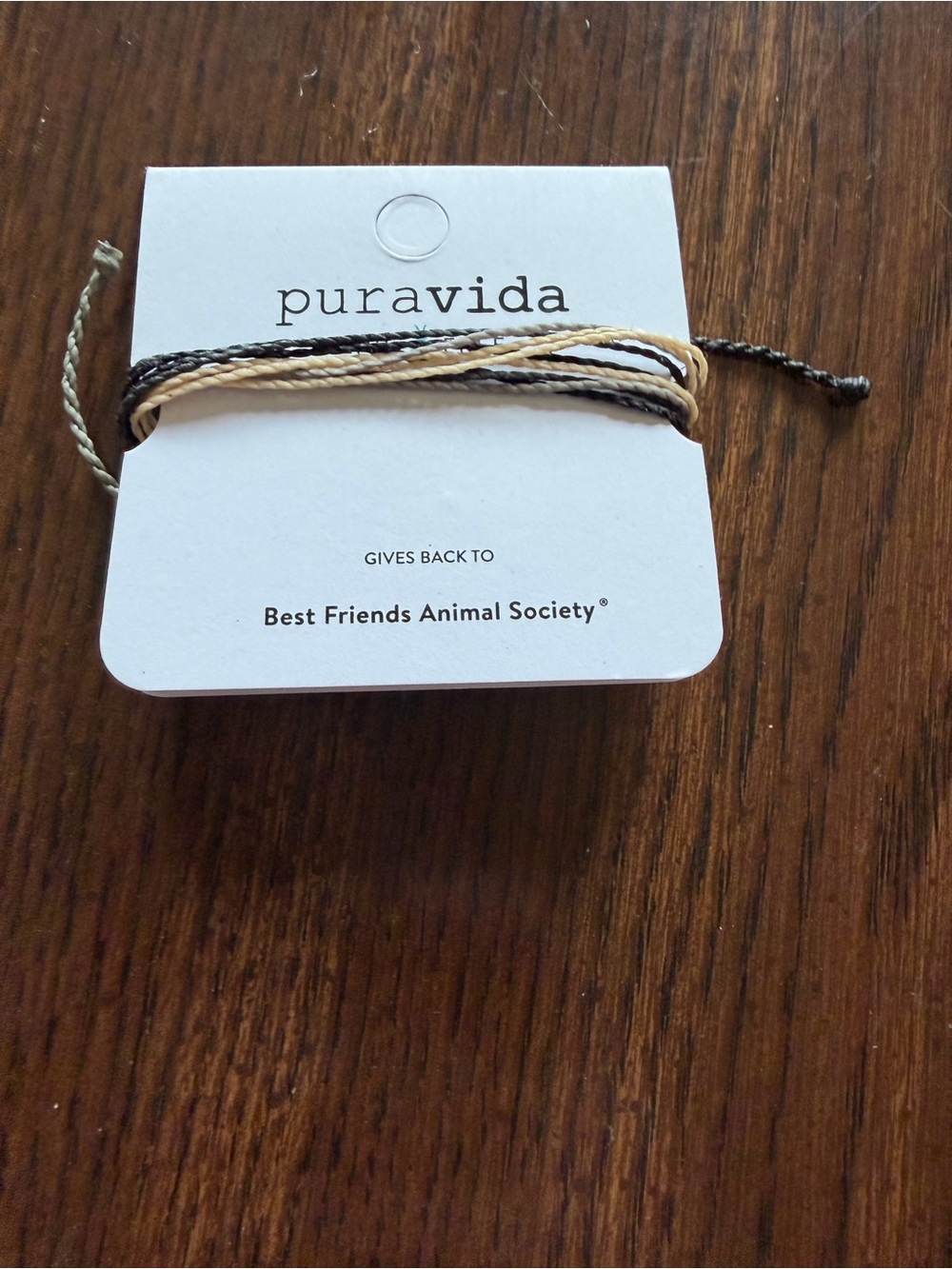 Pura Vida Braided Multi-Strand Bracelet in Tan, Brown, Black